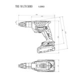 Visseuse plaquiste Metabo TBS 18 LTX BL 5000 620063840