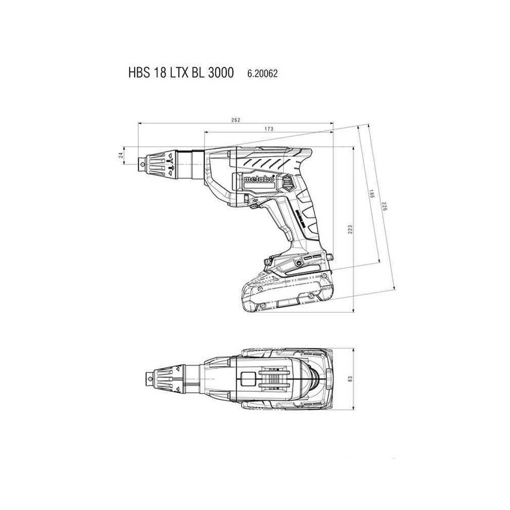 Visseuse sans fil Metabo HBS 18 LTX BL 3000 620062840