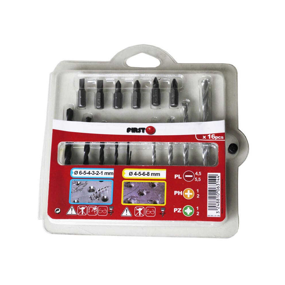 Coffret d'embouts et forets First 16 pièces Diager 1006005