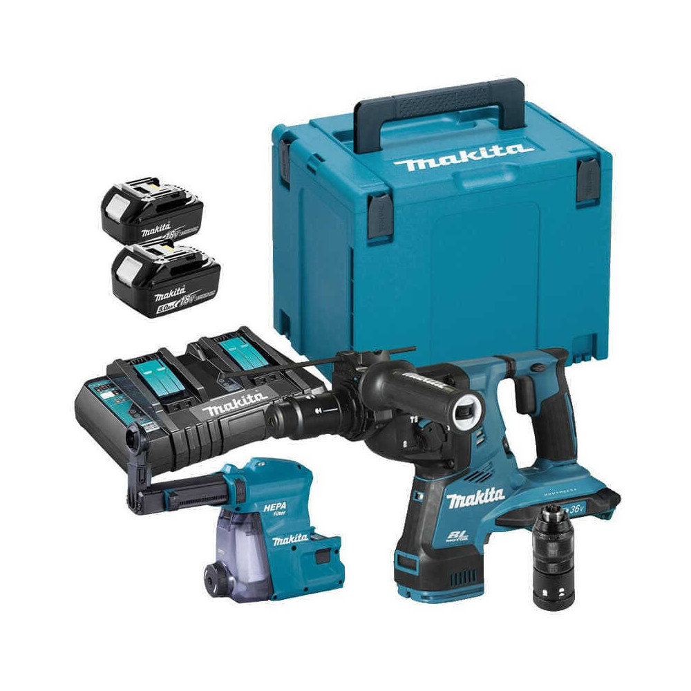 Perforateur burineur Makita DHR281PT2WJ 36V 2,8 J