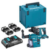 Perforateur burineur Makita DHR281PT4WJ 4 batteries