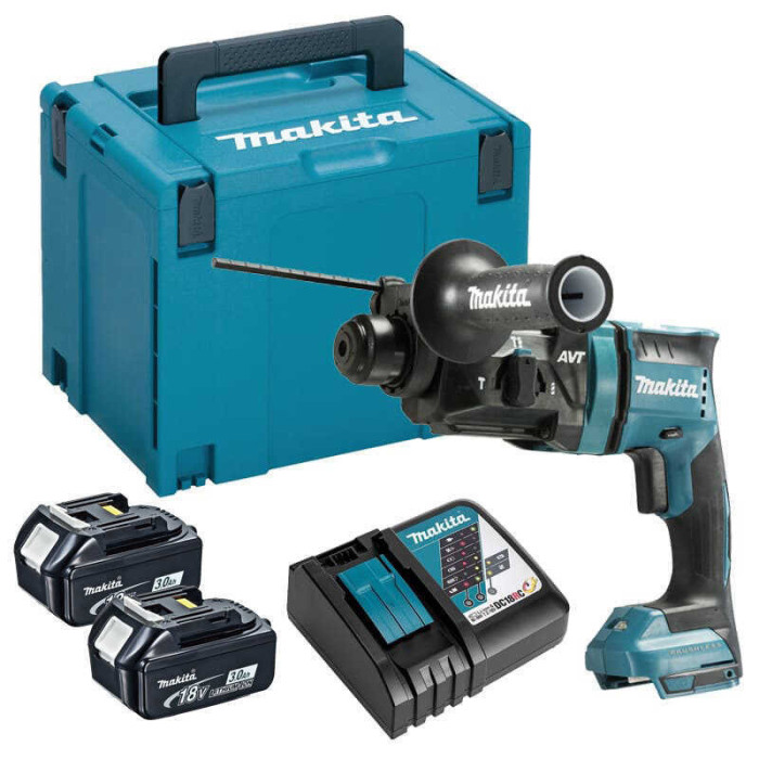 Perforateur burineur Makita DHR182RFJ 18V 2 x 3,0 Ah