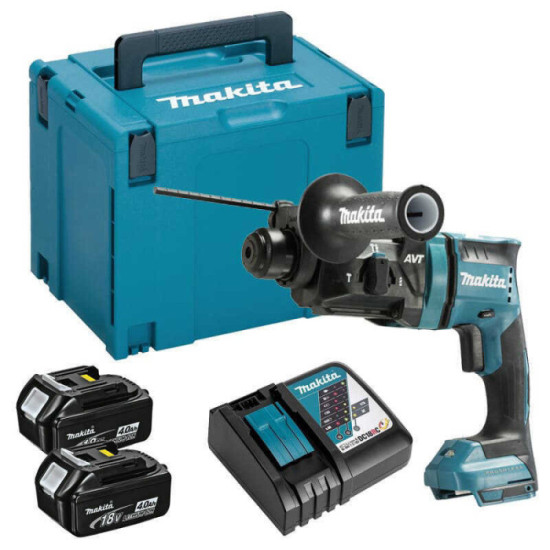 Perforateur burineur Makita DHR182RMJ 18V 2 x 4,0 Ah