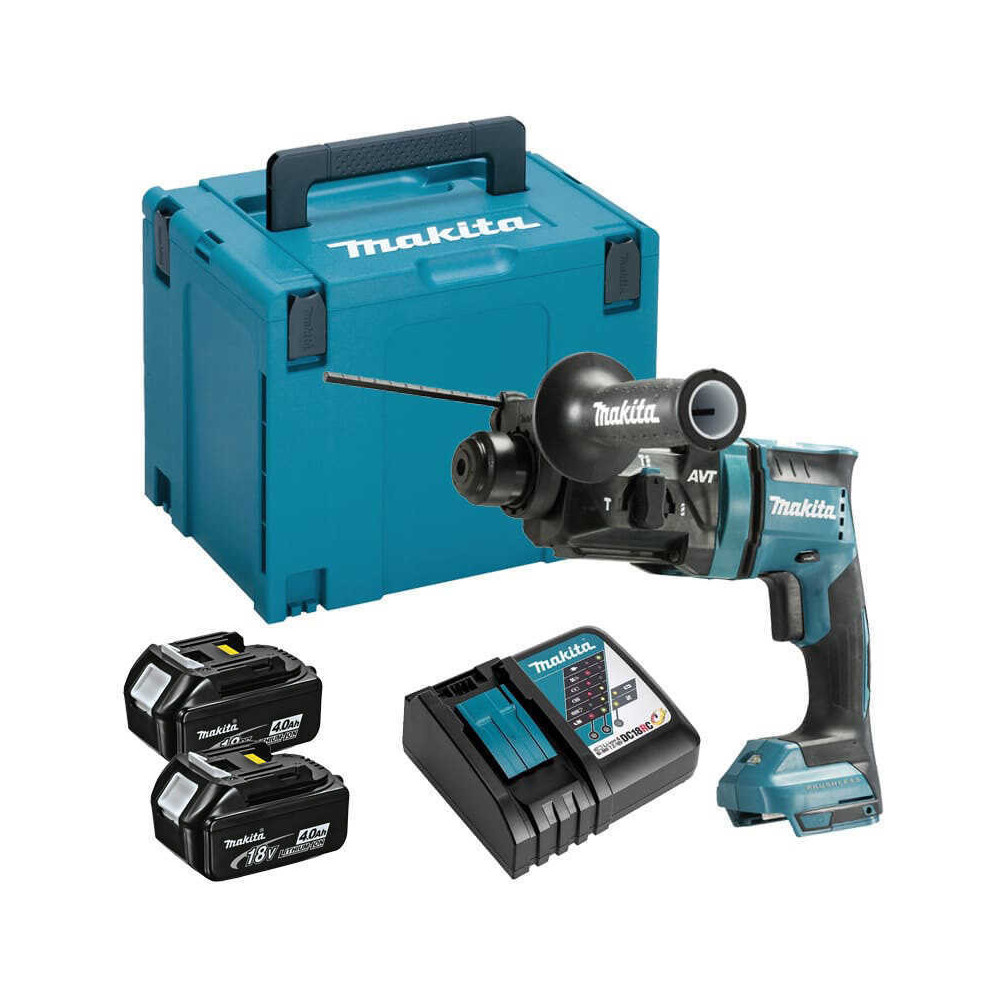Perforateur burineur Makita DHR182RMJ 18V 2 x 4,0 Ah