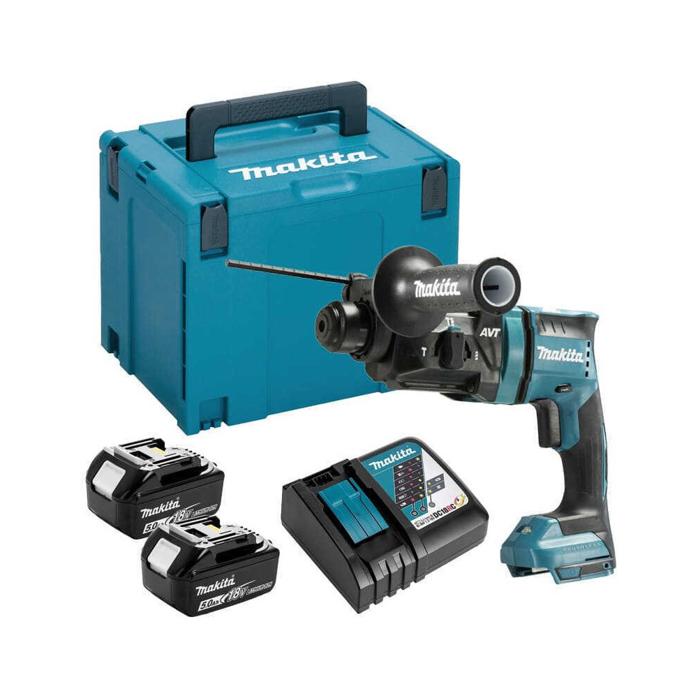Perforateur burineur Makita DHR182RTJ 18V 2 x 5,0 Ah