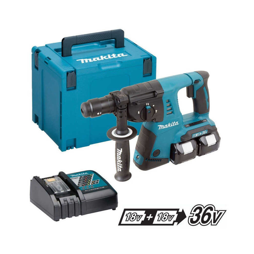Perforateur burineur SDS-Plus Makita DHR264RTJ 18V LXT