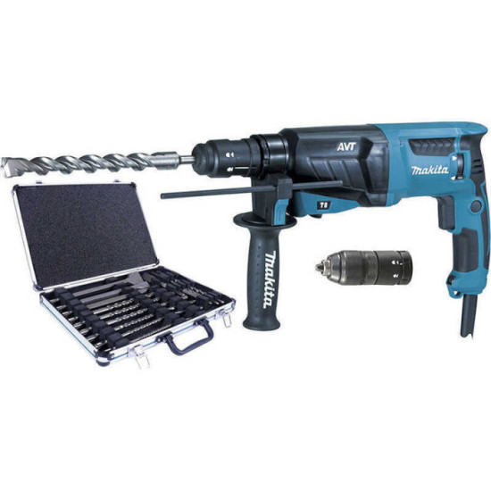 Perforateur burineur Makita HR2631FT12 800 W 2,4 J
