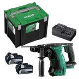 Perforateur HiKOKI DH18DBLWPZ 18 V 2 batteries 5,0 Ah