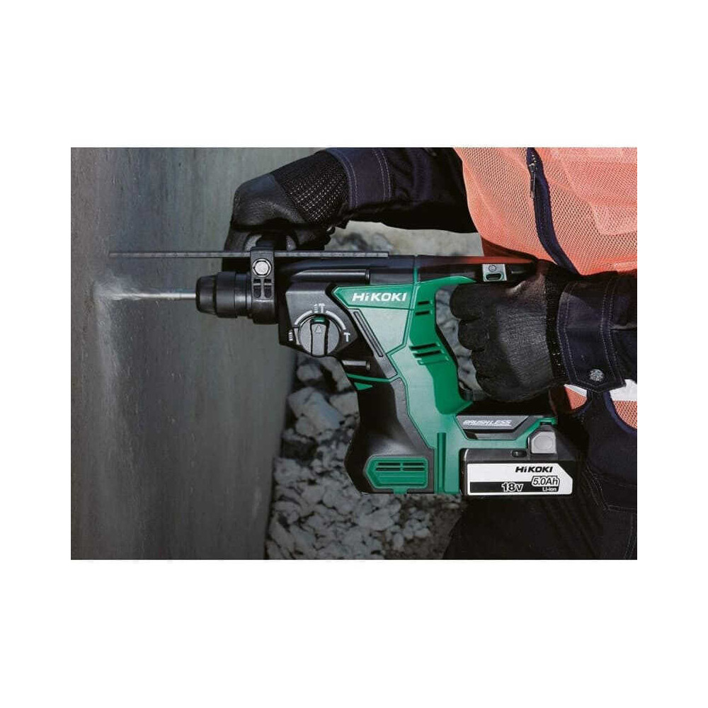 Perforateur HiKOKI DH18DBLWPZ 18 V 2 batteries 5,0 Ah