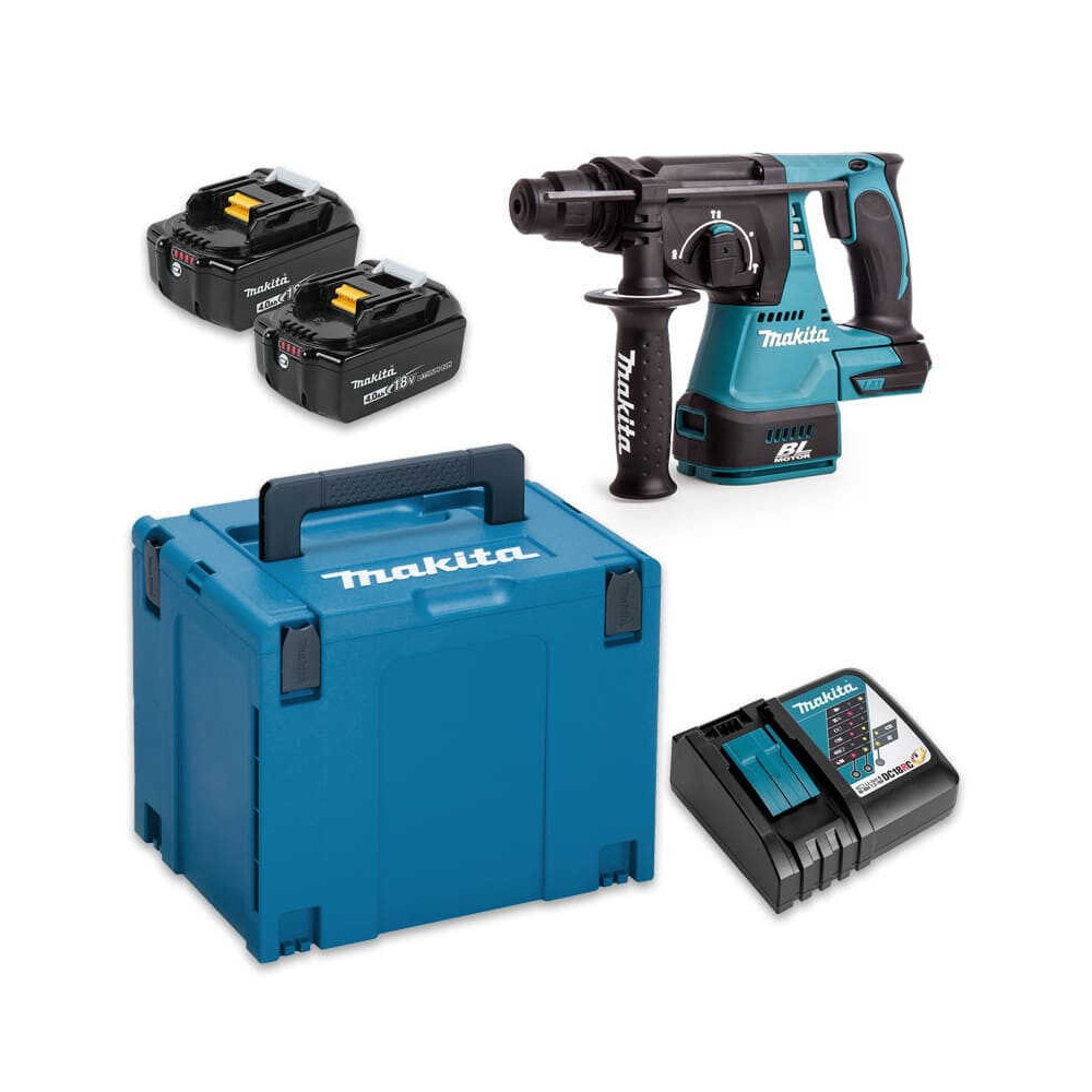 Perforateur burineur Makita DHR242RMJ 18V 4,0 Ah