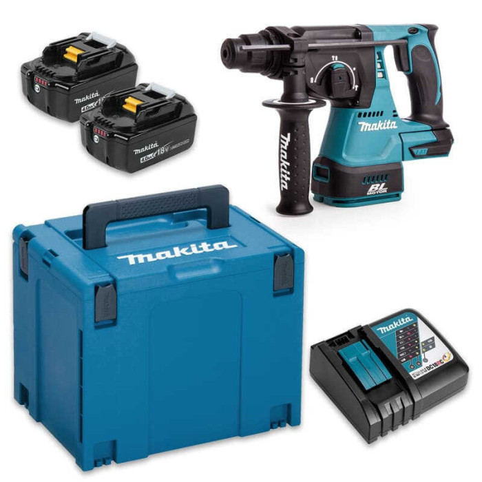 Perforateur burineur Makita DHR242RMJ 18V 4,0 Ah