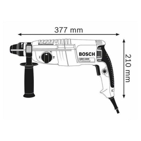 Perforateur SDS-Plus Bosch GBH2400 2,7 J en coffret