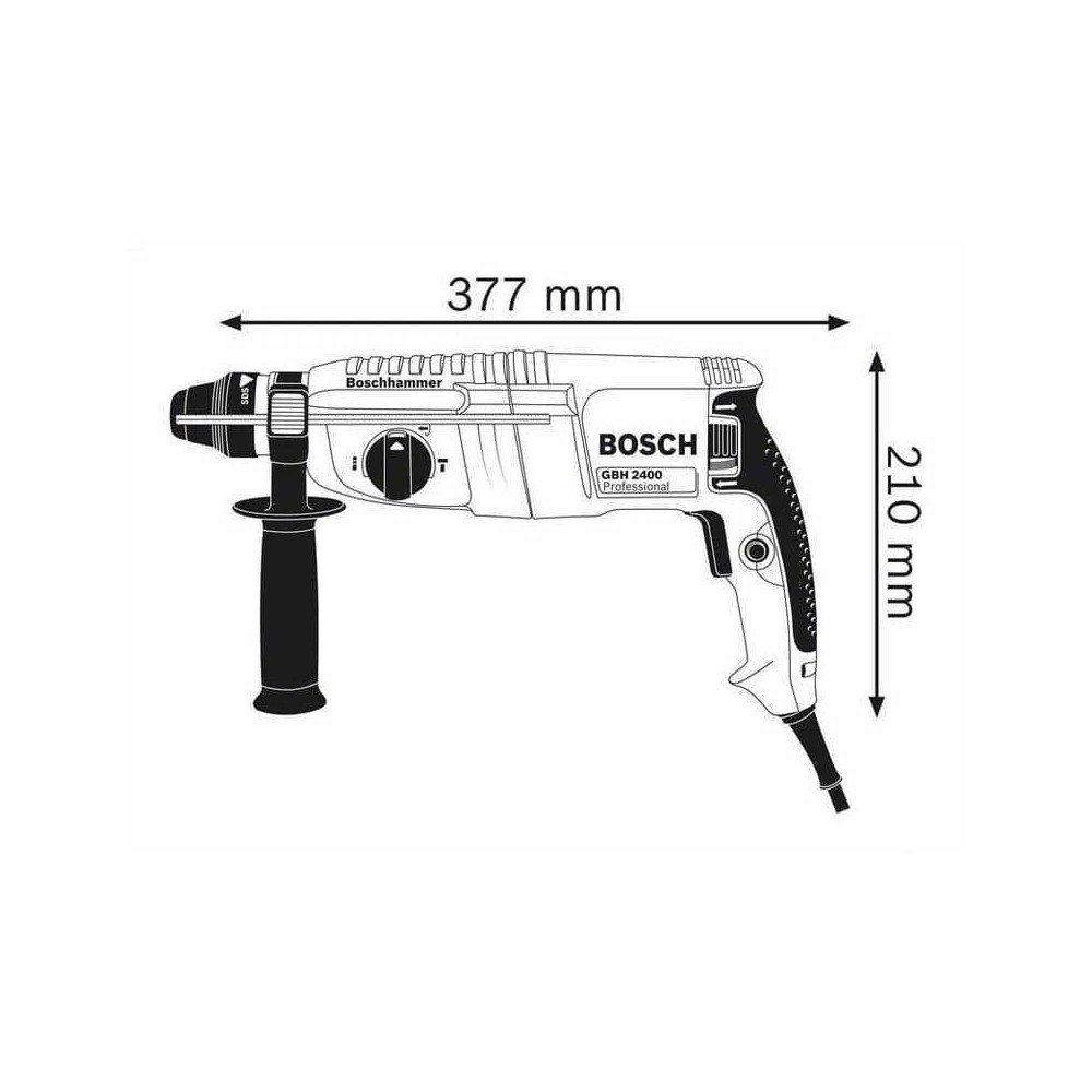 Perforateur SDS-Plus Bosch GBH2400 2,7 J en coffret