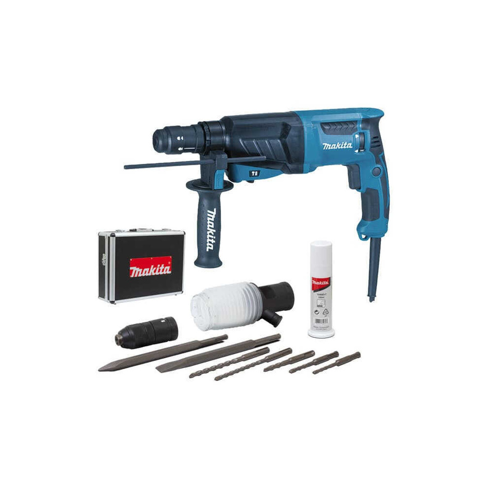 Perforateur burineur Makita HR2630TX4 + forets