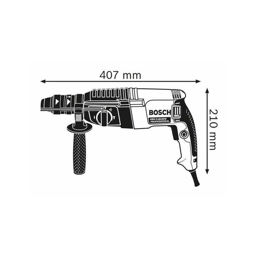 GBH 2-26 F Perforateur SDS-Plus Bosch 06112A4000