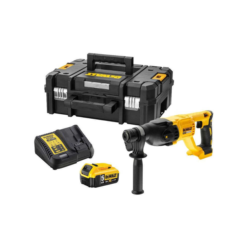 Perforateur burineur DeWalt DCH133P1T 18V XR 5,0 Ah