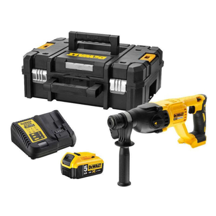 Perforateur burineur DeWalt DCH133P1T 18V XR 5,0 Ah
