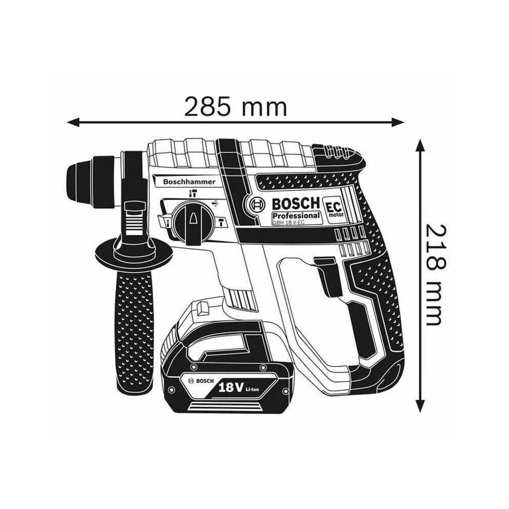 Perforateur 18V GBH18V ec Bosch Professional 061190400F