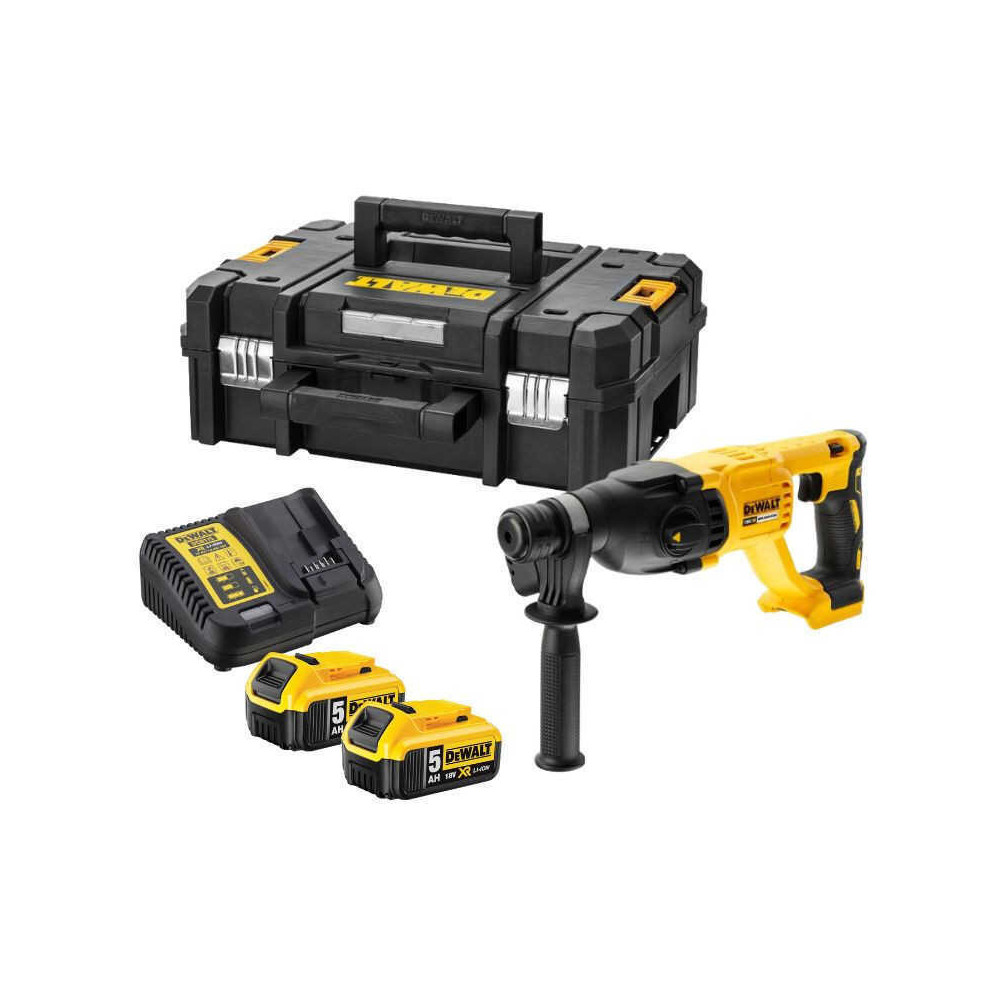 Perforateur burineur DeWalt DCH133P2T 18V XR 2 x 5,0 Ah