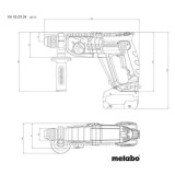 Perforateur burineur Metabo 601712850 machine nue