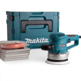 Ponceuse excentrique Makita BO6030JX1 + 51 abrasifs