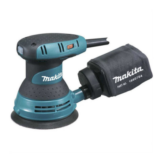 Ponceuse excentrique Makita BO5031K 125 mm 300 W