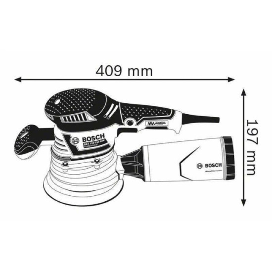 Ponceuse excentrique Bosch Professional 060137B102