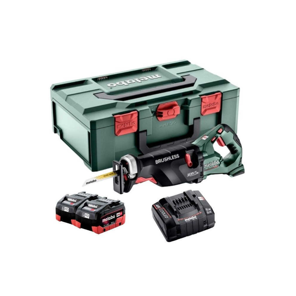 Scie sabre Metabo 602258810 18V 2x8,0 Ah metaBOX