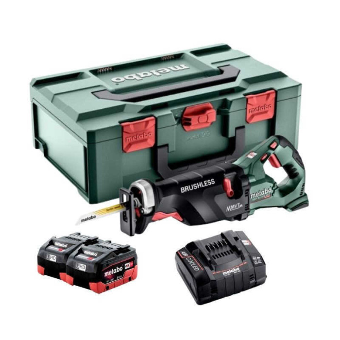 Scie sabre Metabo 602258810 18V 2x8,0 Ah metaBOX