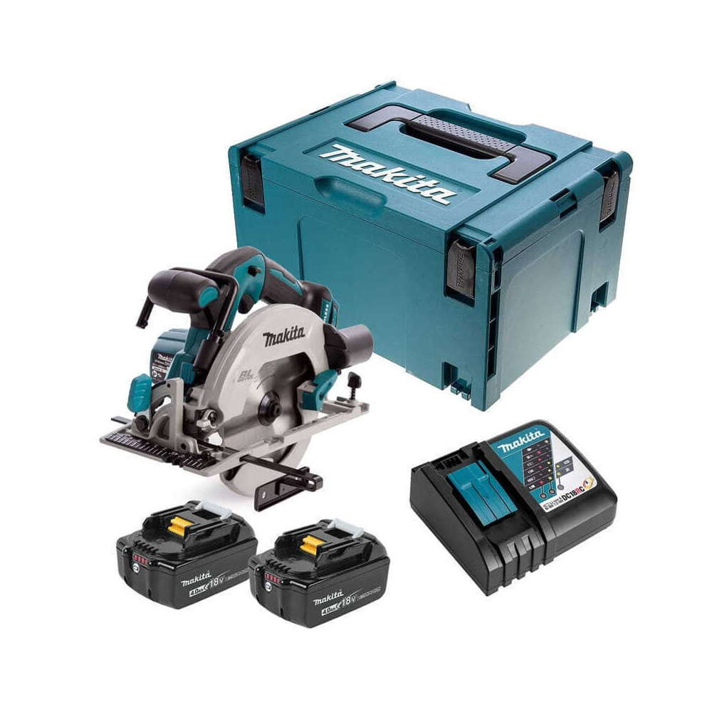 Scie circulaire Makita DHS680RMJ 18V LED 2 x 4,0 Ah