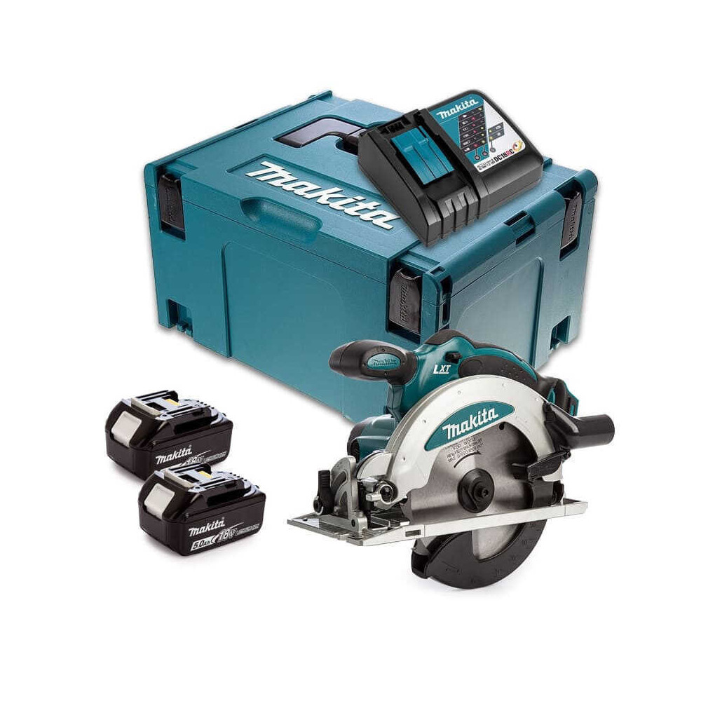 Scie circulaire Makita DSS610RTJ 18V 165 mm 2 x 5,0 Ah