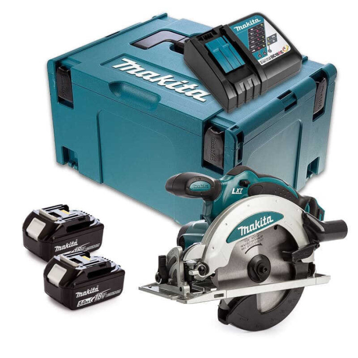 Scie circulaire Makita DSS610RTJ 18V 165 mm 2 x 5,0 Ah