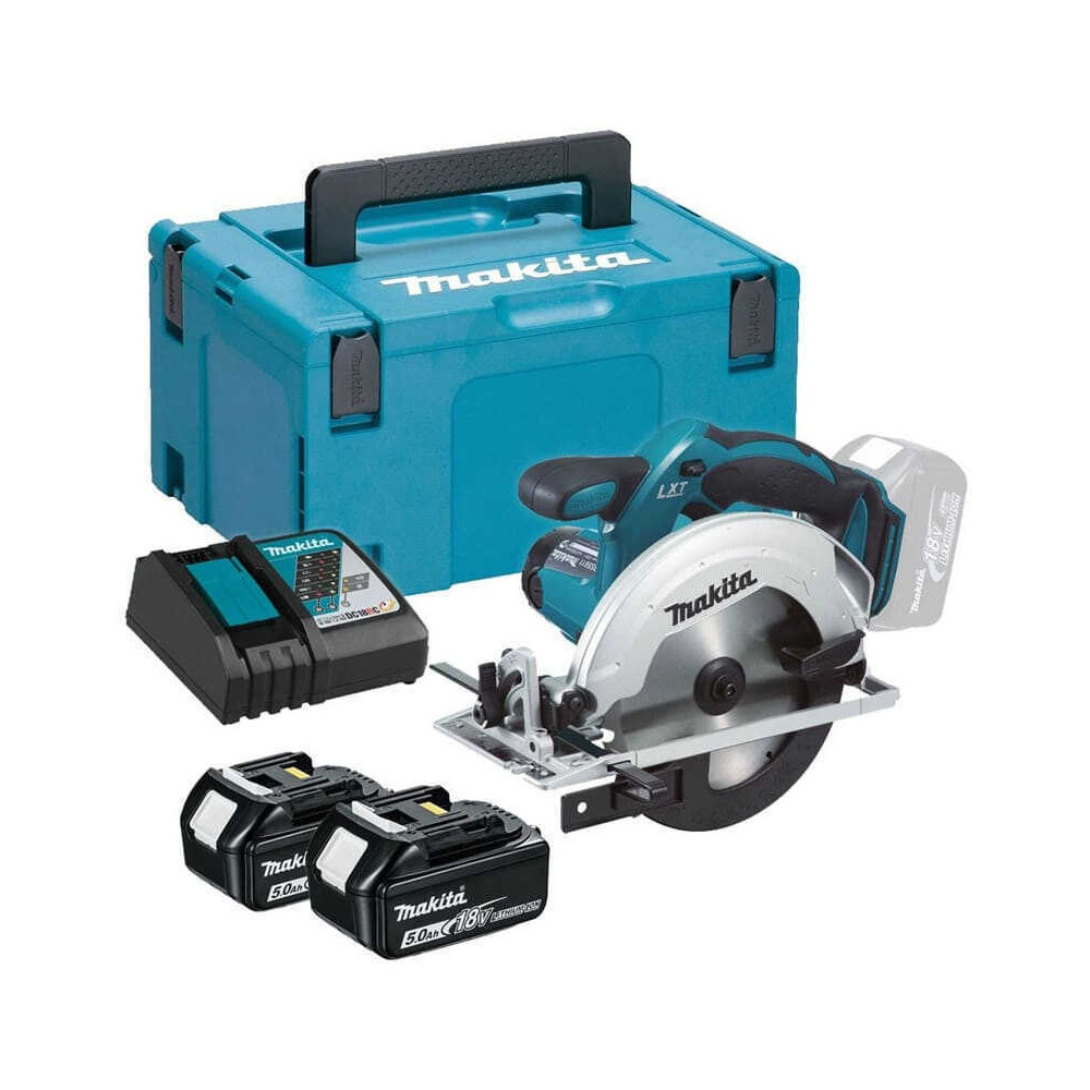 Scie circulaire Makita DSS611RTJ 18V 2 x 5,0 Ah