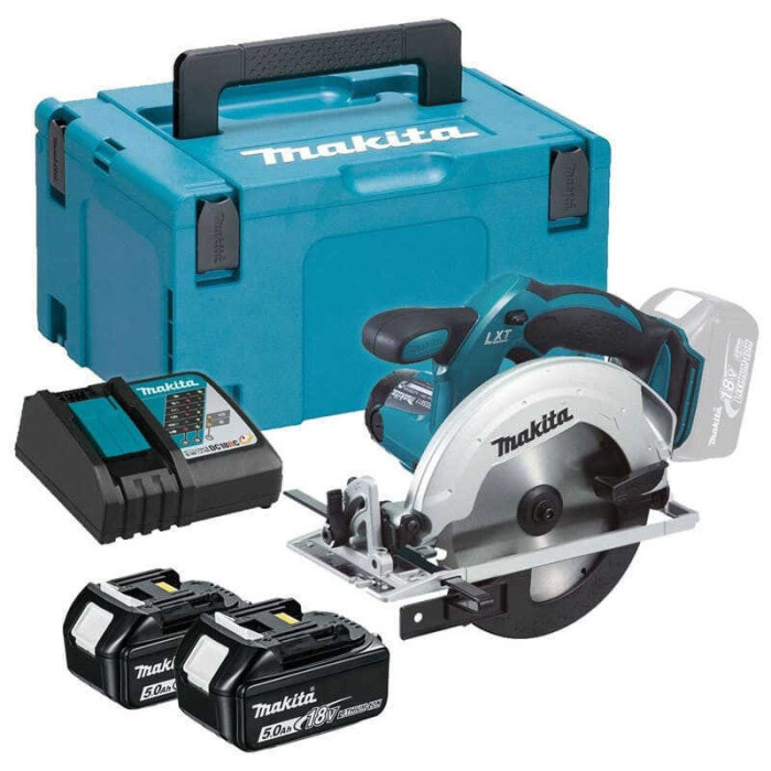Scie circulaire Makita DSS611RTJ 18V 2 x 5,0 Ah