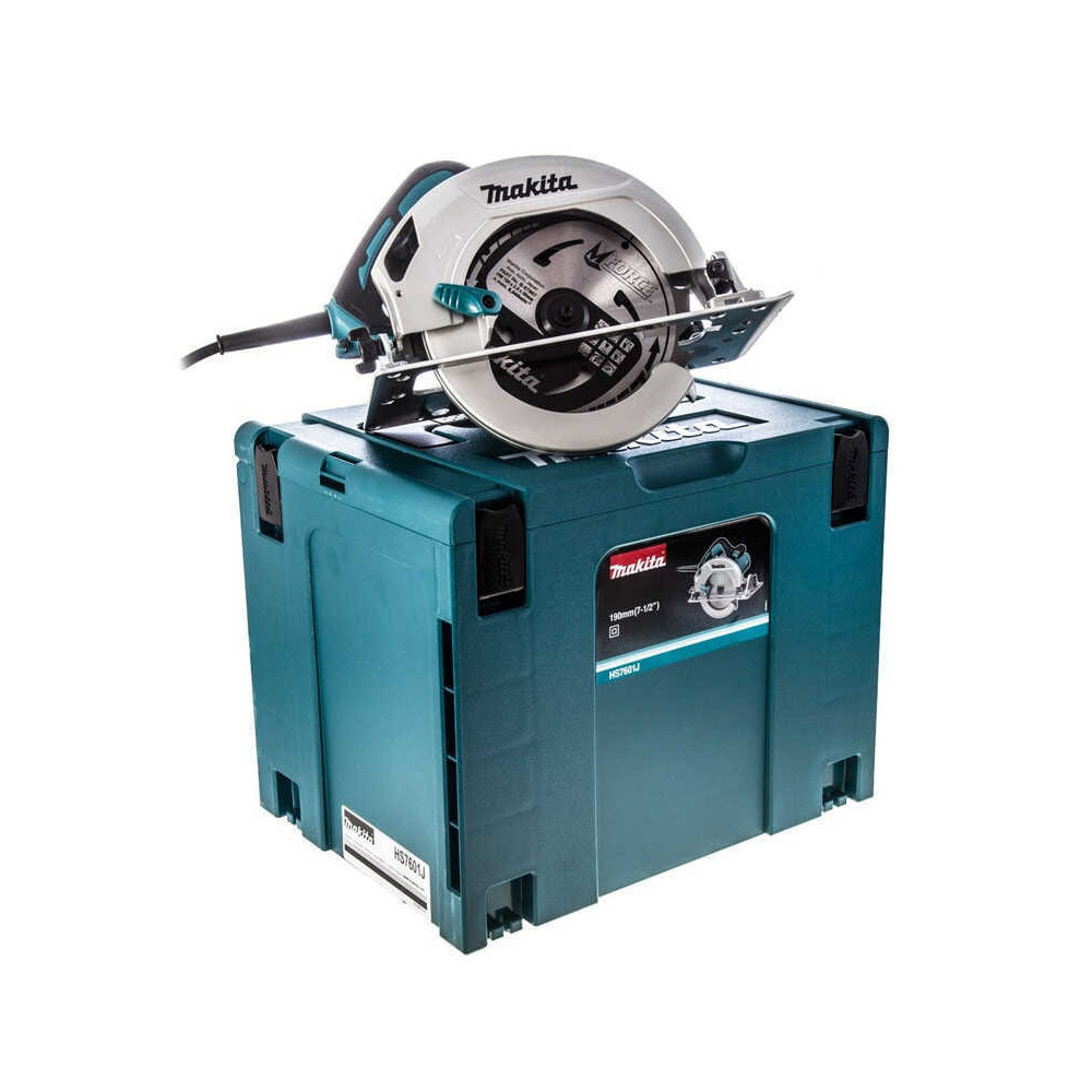 Scie circulaire Makita HS7601J 1200 W coffret Makpac