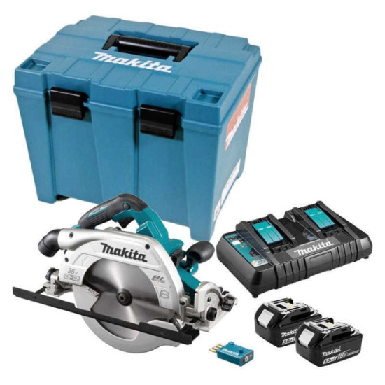 Scie circulaire Makita DHS900PT2U 36V 235 mm AWS