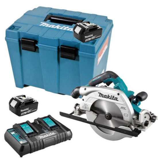 Scie circulaire Makita DHS900PT2 36V 235 mm 2 x 5,0 Ah