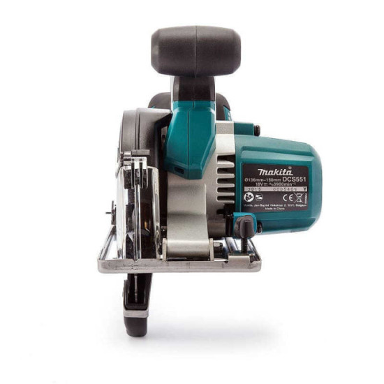 Scie circulaire Makita DCS551ZJ 18 V 150 mm nue