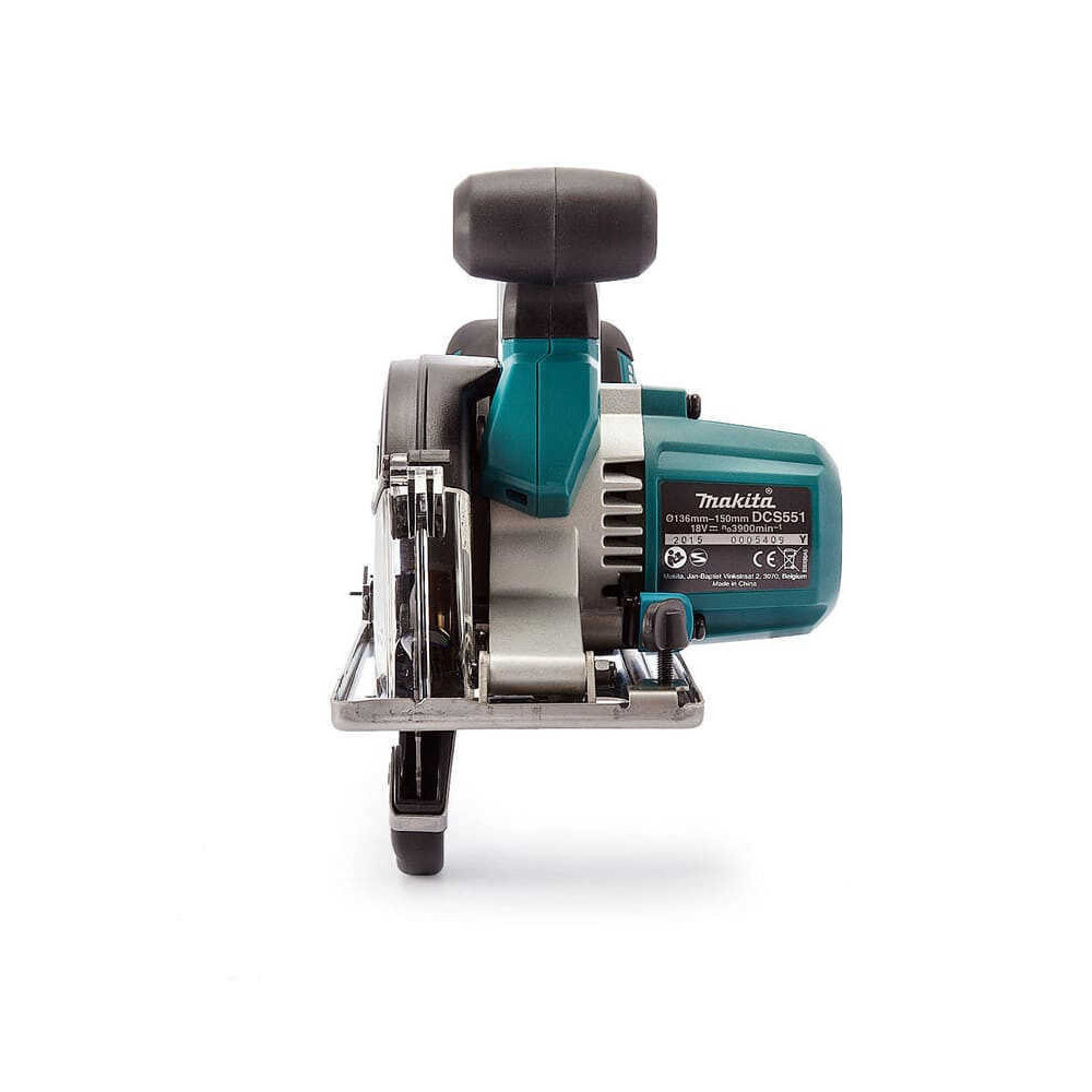 Scie circulaire Makita DCS551ZJ 18 V 150 mm nue
