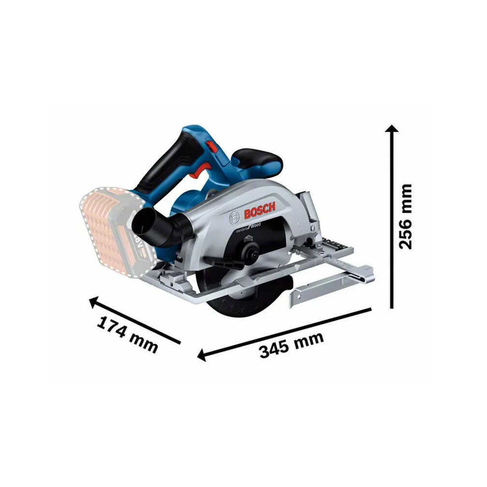 Scie circulaire sans fil Bosch 06016C1221 brushless