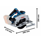 Scie circulaire sans fil Bosch 06016C1221 brushless