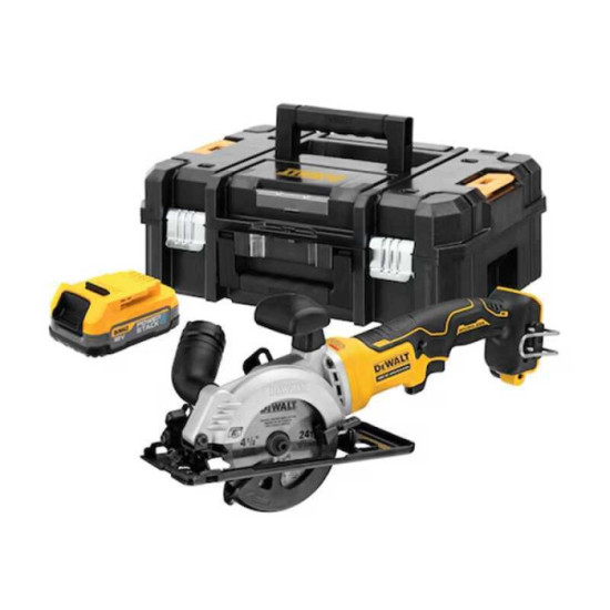 Scie circulaire DeWalt DCS571E1T 18V XR 115 mm 1,7 Ah