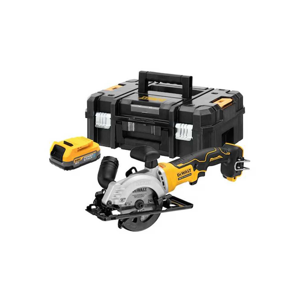 Scie circulaire DeWalt DCS571E1T 18V XR 115 mm 1,7 Ah