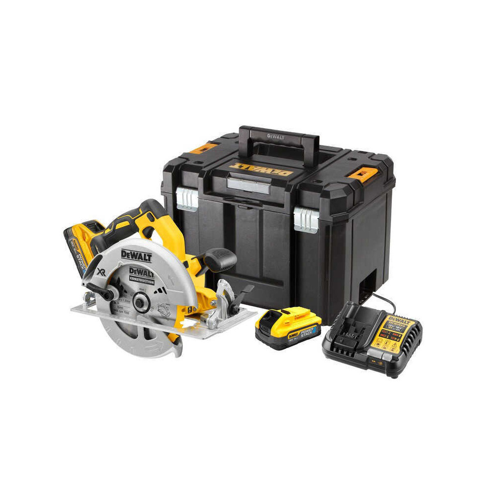 Scie circulaire DeWalt DCS570H2T-QW 18V XR 2 x 5,0 Ah