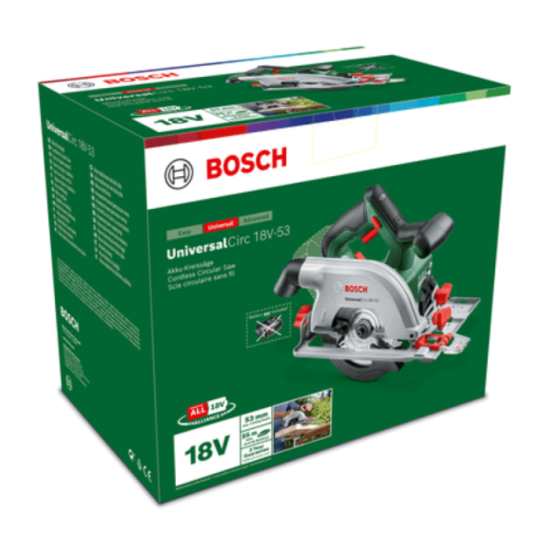 Scie circulaire sans fil Bosch DIY 06033B1400 160 mm