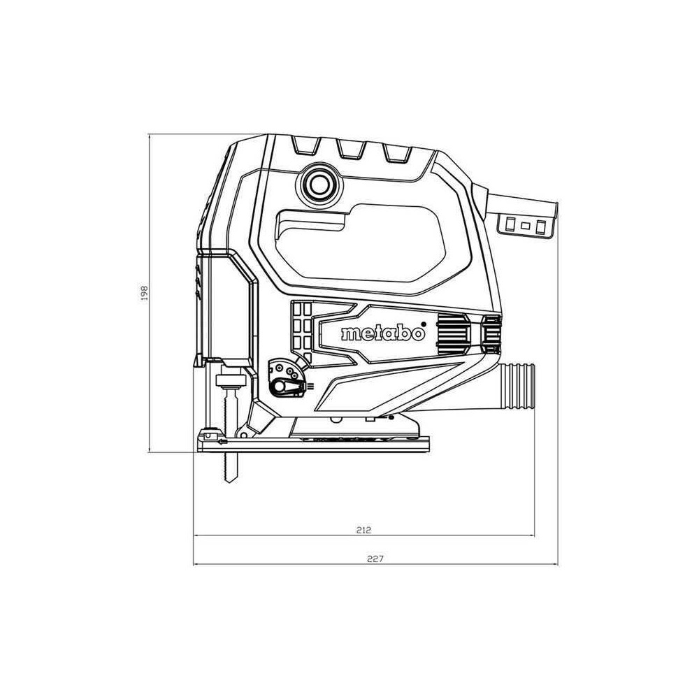 Scie sauteuse Metabo STEB 65 Quick