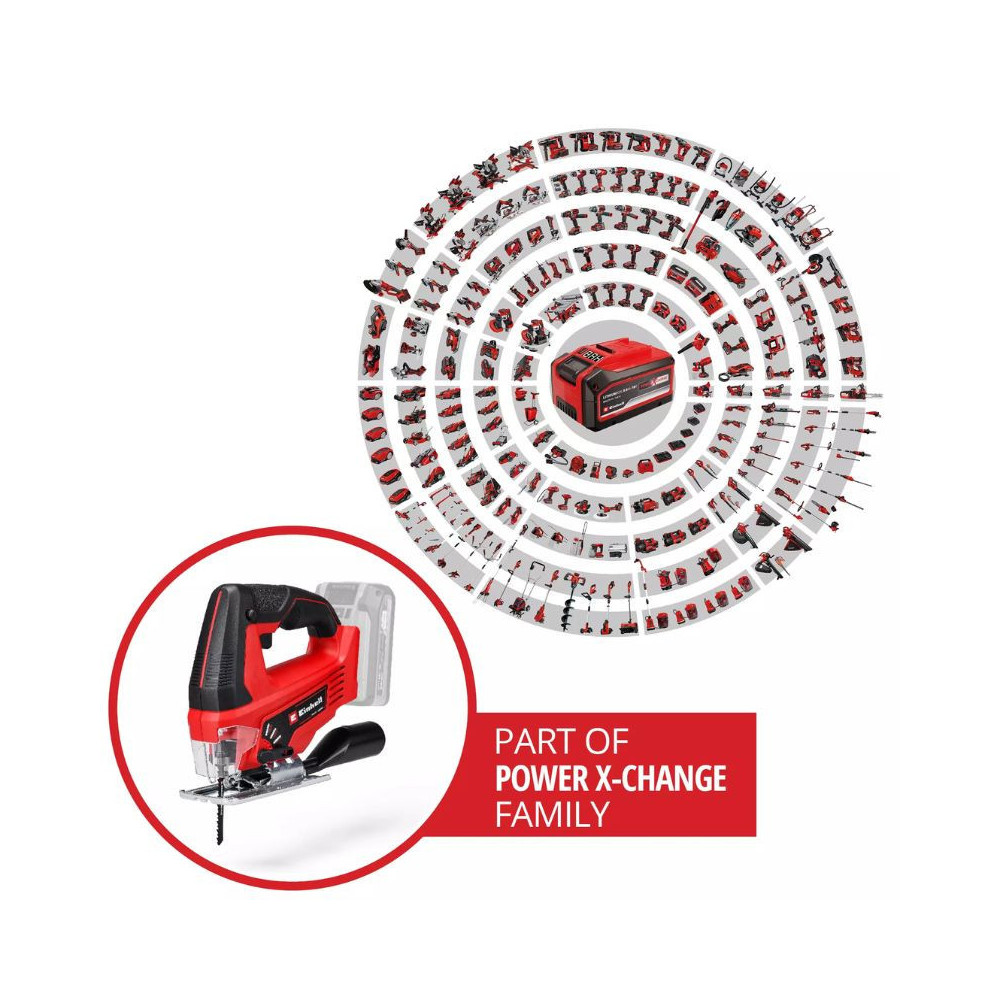 Scie sauteuse Einhell TC-JS 18 Li - Solo