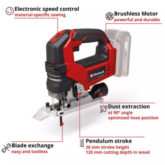 Scie sauteuse Einhell TP-JS 18/135 Li BL - Solo