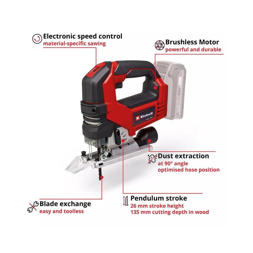 Scie sauteuse Einhell TP-JS 18/135 Li BL - Solo