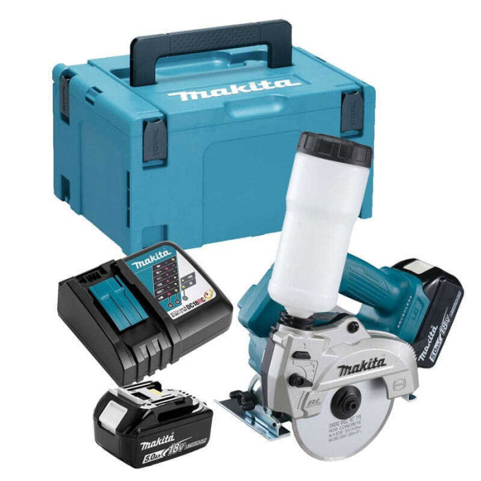 Scie circulaire Makita DCC501RTJ 18V 125 mm 2 x 5,0 Ah
